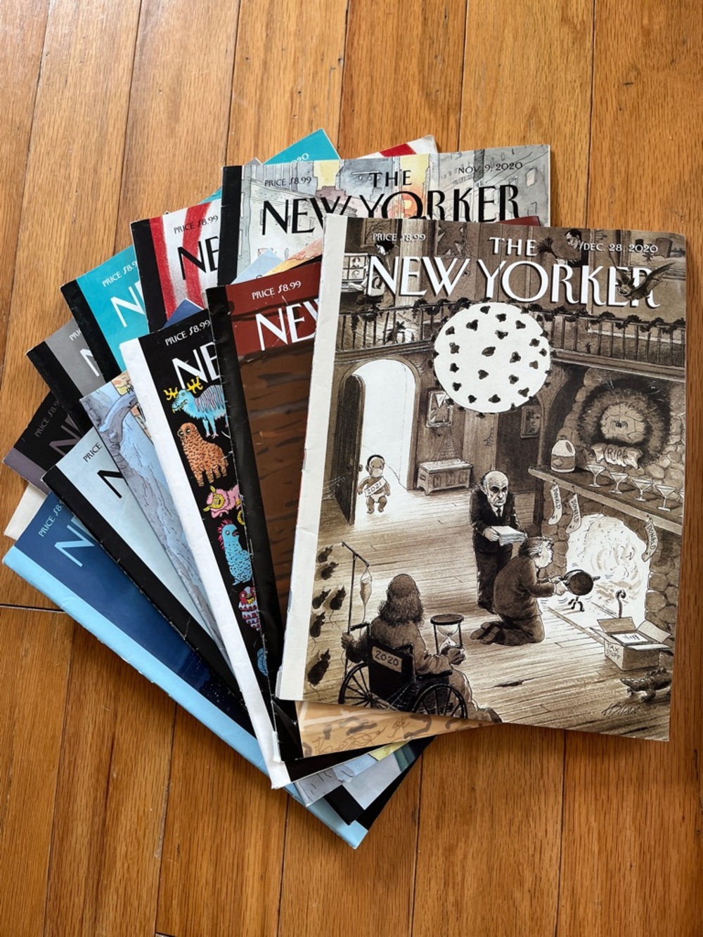 12 New Yorker Magazines, 2020